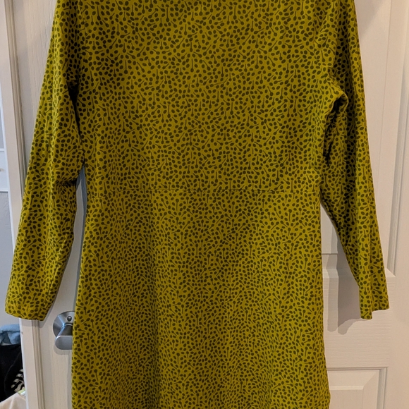 Gudrun Sjoden Yellow Long Sleeve V-Neck Dress - Picture 5 of 6